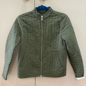 GAP- Quilted Jacket- Olive Green- Sz XS